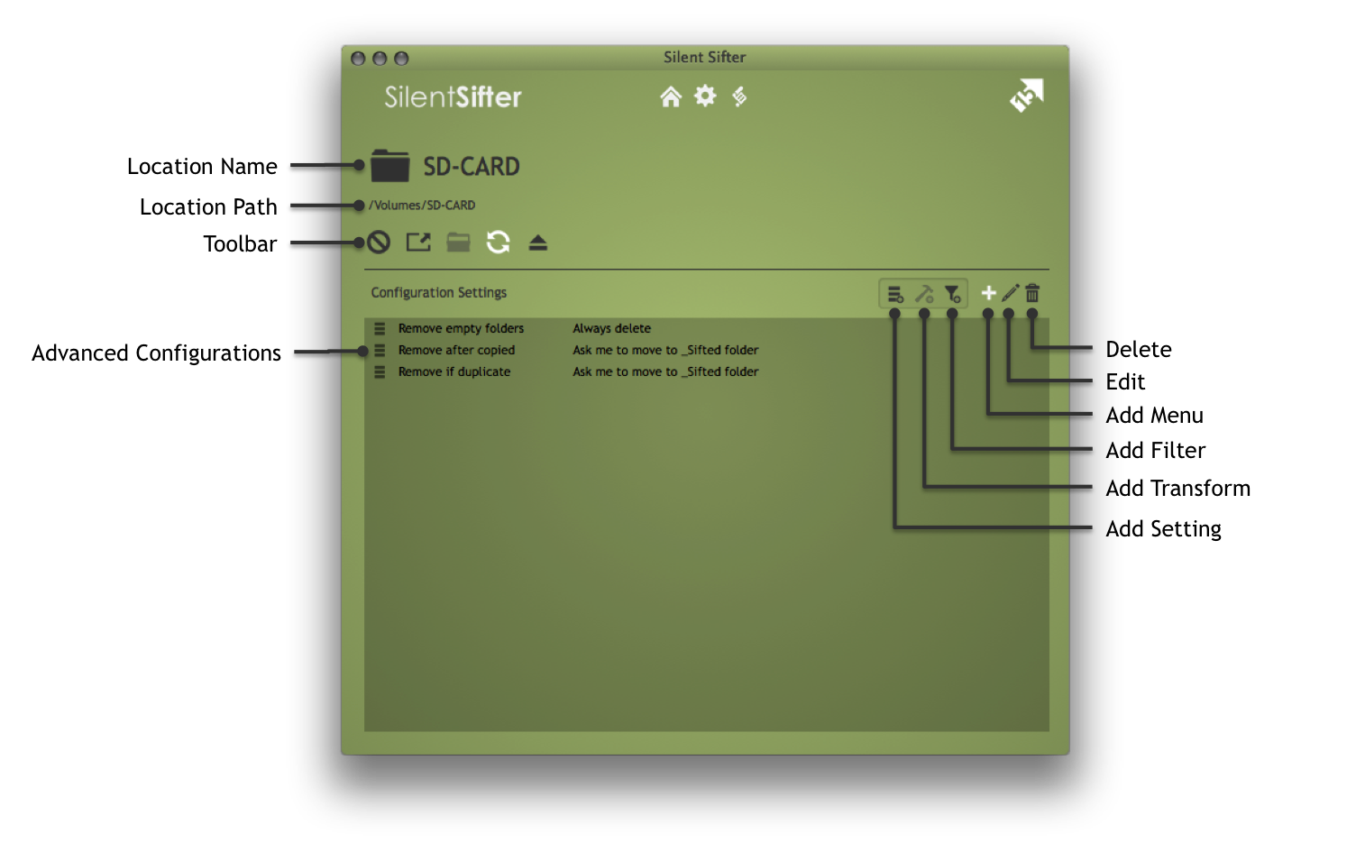 Using the Advanced Configuration Screen – Vector 15